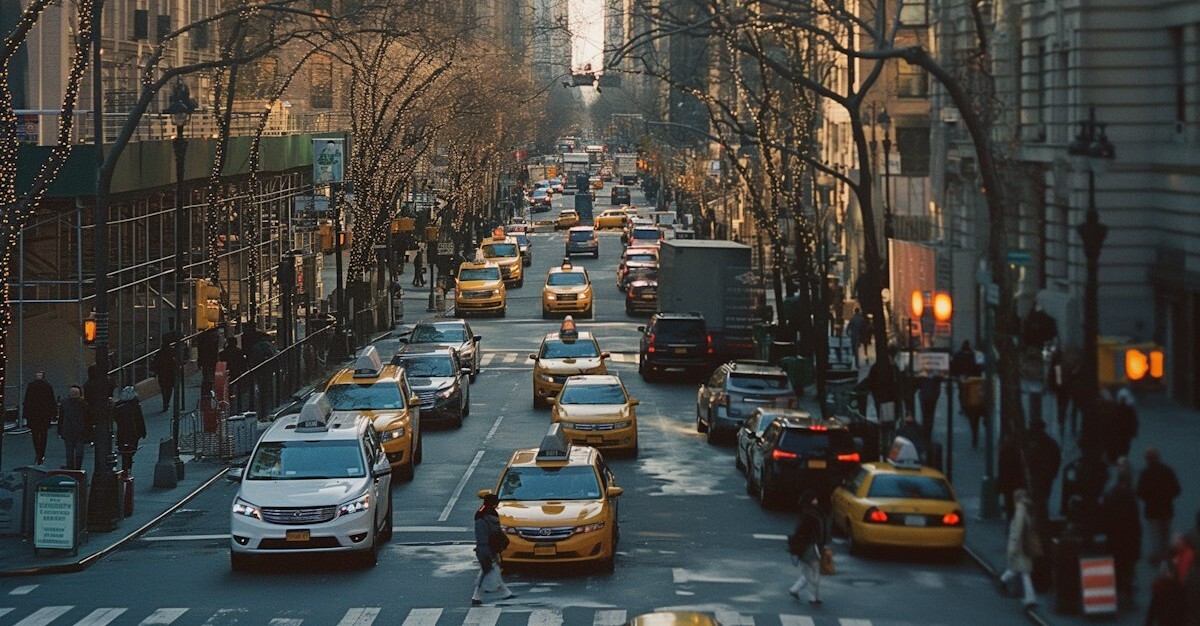Golden Hour City Street-1